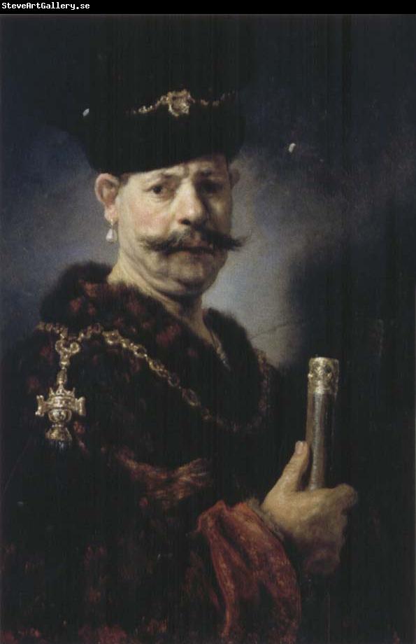 REMBRANDT Harmenszoon van Rijn The Polish Nobleman or Man in Exotic Dress